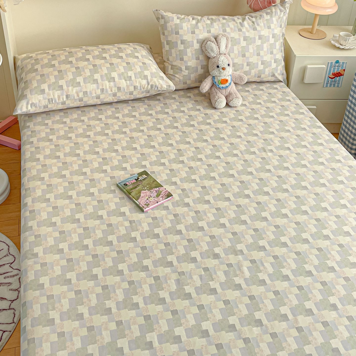 91家纺网 家纺一手货源 找家纺 寻米 2026新款春夏全棉13070印花四件套单品系列-四件套 唐顿庄园