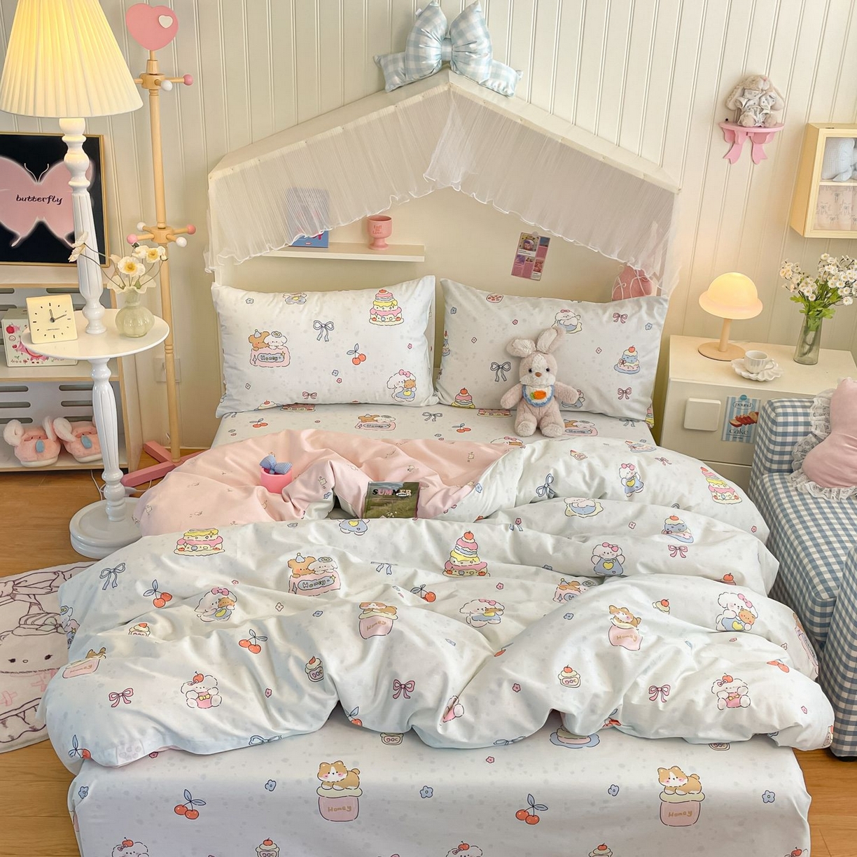 91家纺网 家纺一手货源 找家纺 （总）寻米 2026新款春夏全棉13070印花四件套单品系列-四件套