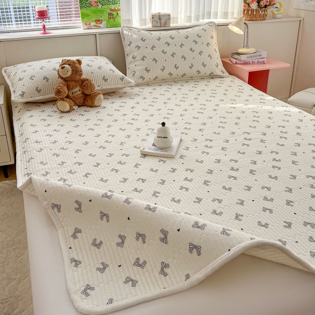 91家纺网 家纺一手货源 找家纺 （总）恒尚居 2026新款纯棉牛奶绒双拼床垫双面两用床褥垫夹棉床盖床褥垫-冬款四季通用-系列一