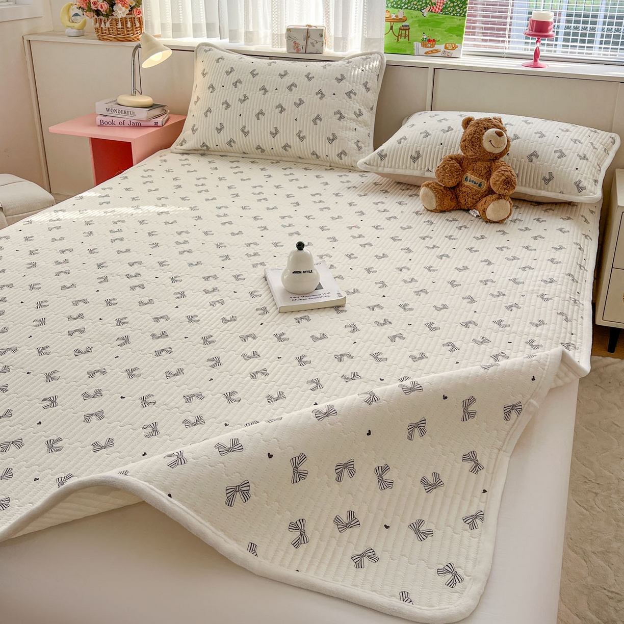 91家纺网 家纺一手货源 找家纺 （总）恒尚居 2026新款纯棉牛奶绒双拼床垫双面两用床褥垫夹棉床盖床褥垫-冬款四季通用-系列一