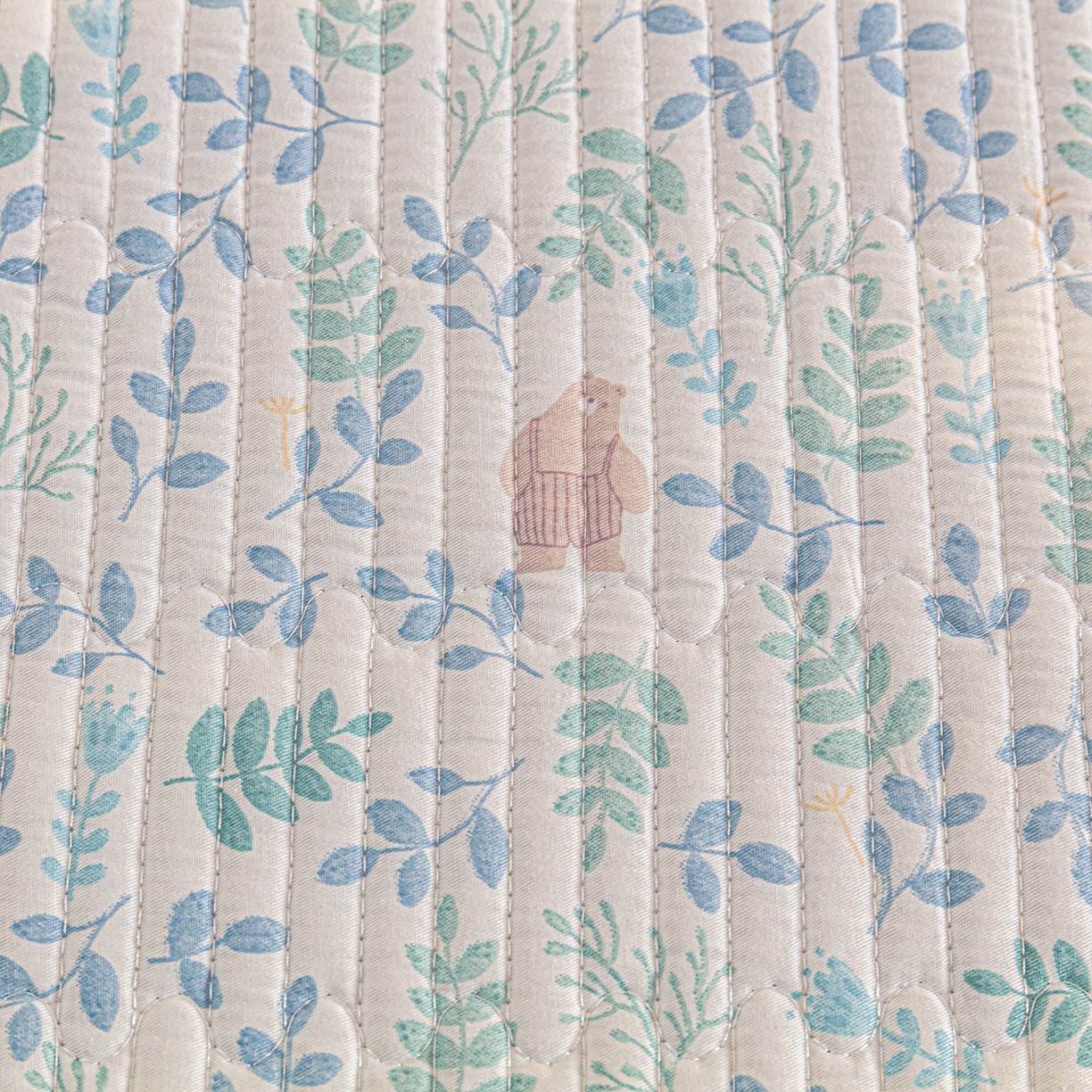 91家纺网 家纺一手货源 找家纺 恒尚居 2026新款纯棉牛奶绒双拼床垫双面两用床褥垫夹棉床盖床褥垫-冬款四季通用-系列一 绿野仙踪【A纯棉-B牛奶绒】