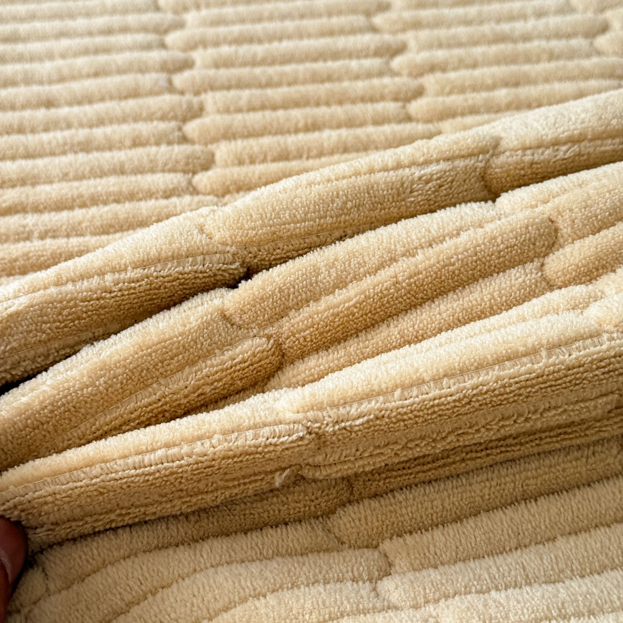 91家纺网 家纺一手货源 找家纺 恒尚居 2026新款纯棉牛奶绒双拼床垫双面两用床褥垫夹棉床盖床褥垫-冬款四季通用-系列一 纽约格【A纯棉-B牛奶绒】