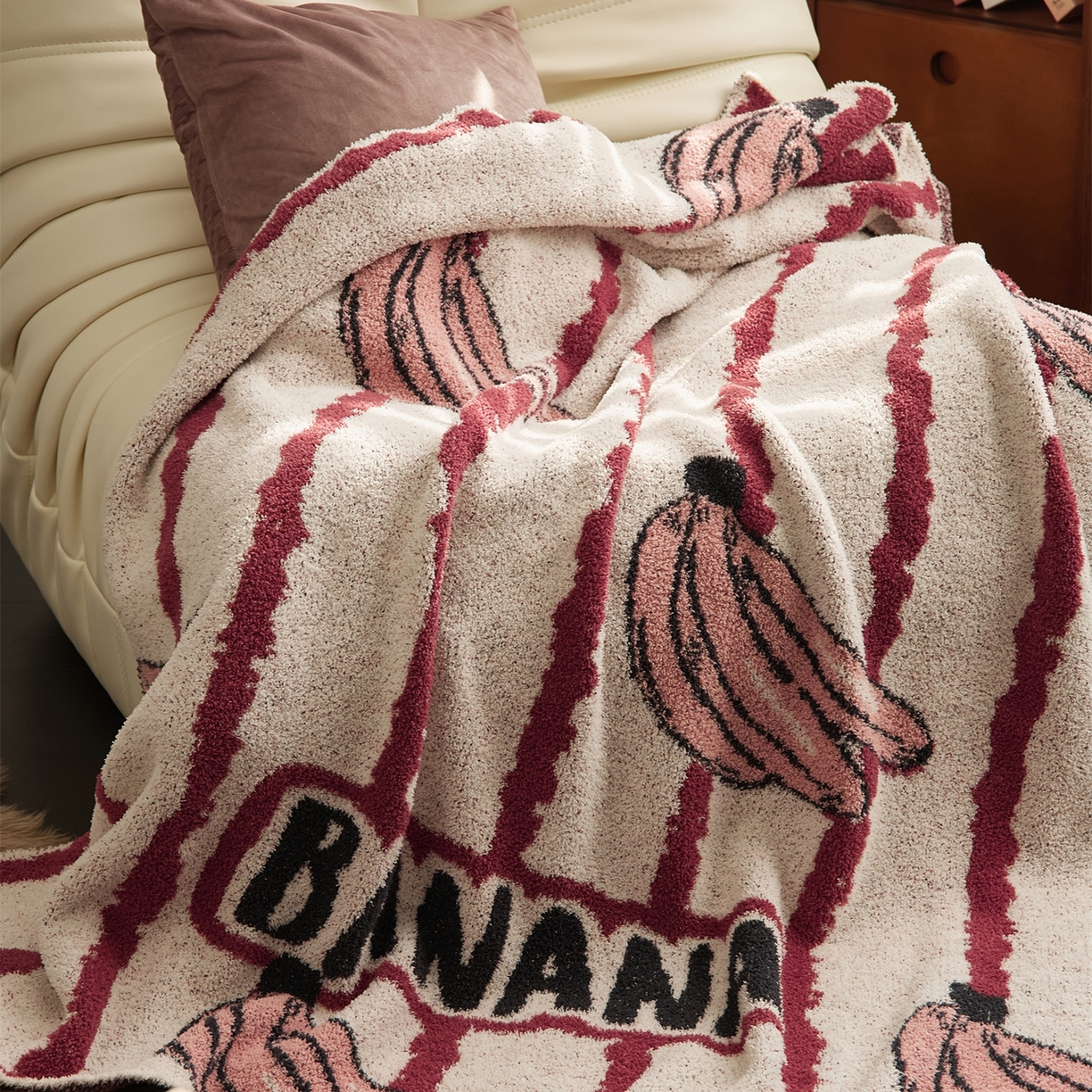 91家纺网 家纺一手货源 找家纺 （总）暖绵绵家纺 2026春夏新款半边绒针织盖毯毯子-贝纳安（券后/折后零售价不得低于173元）