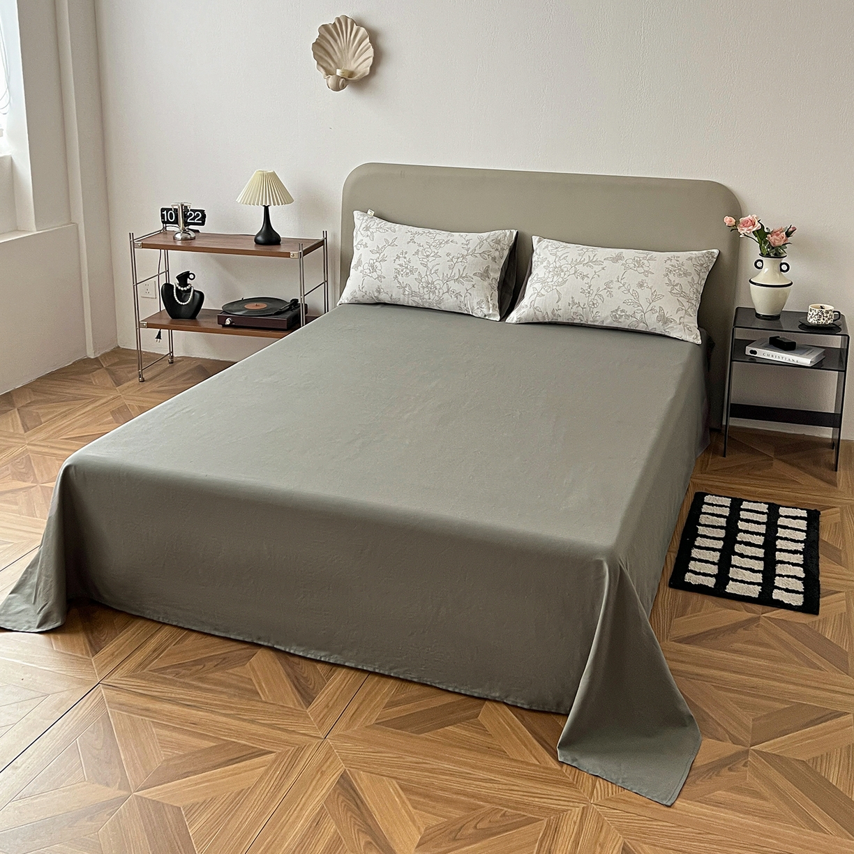 91家纺网 家纺一手货源 找家纺 （总）锦彩家居 2026新款全棉色织三层大提花四件套-花漫辞系列（提供买家秀）