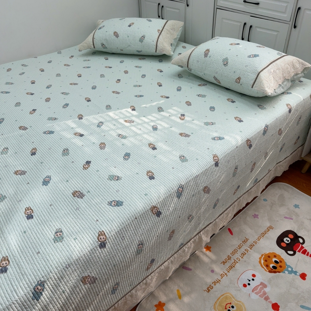 91家纺网 家纺一手货源 找家纺 暖居 2026新款全棉纯棉欧式榻榻米大炕盖支持定制 拉布布兰