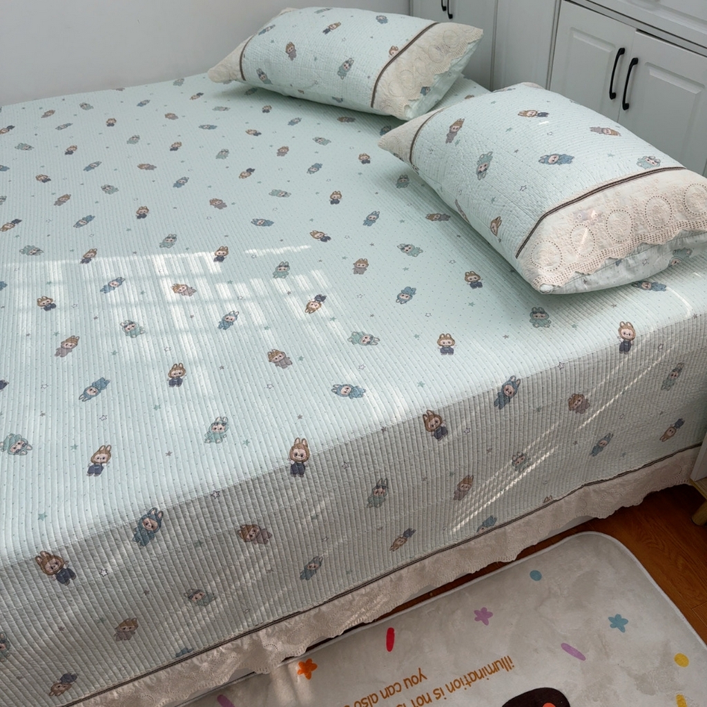 91家纺网 家纺一手货源 找家纺 暖居 2026新款全棉纯棉欧式榻榻米大炕盖支持定制 拉布布兰