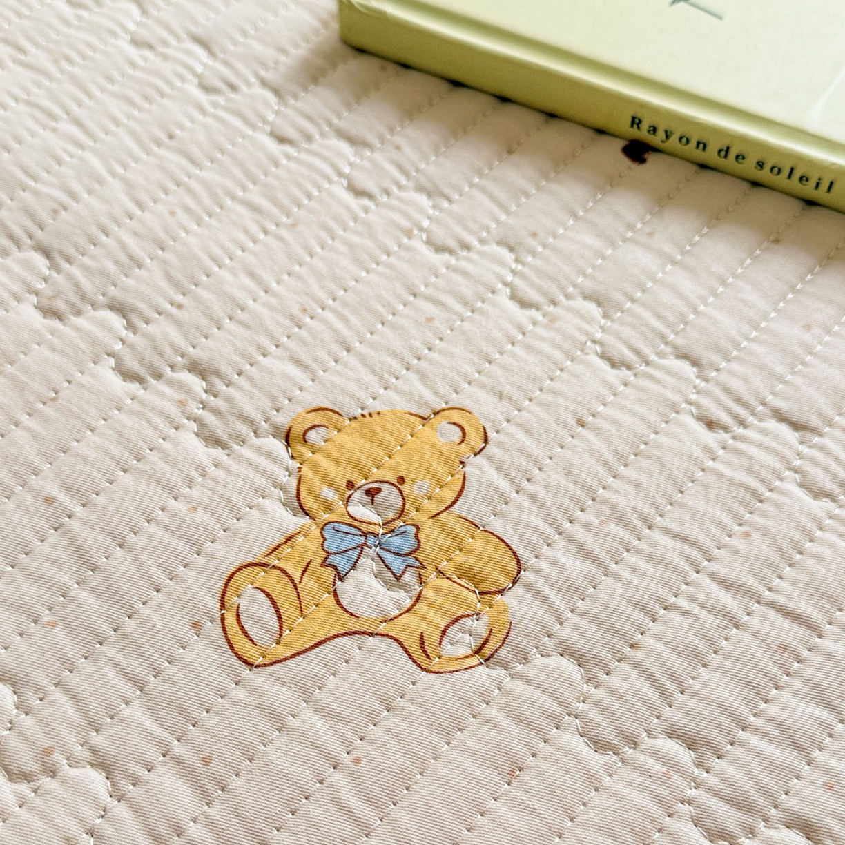 91家纺网 家纺一手货源 找家纺 恒尚居 2026新款纯棉牛奶绒双拼床垫双面两用床褥垫夹棉床盖床褥垫-冬款四季通用-系列二 芭比熊【A纯棉-B牛奶绒】