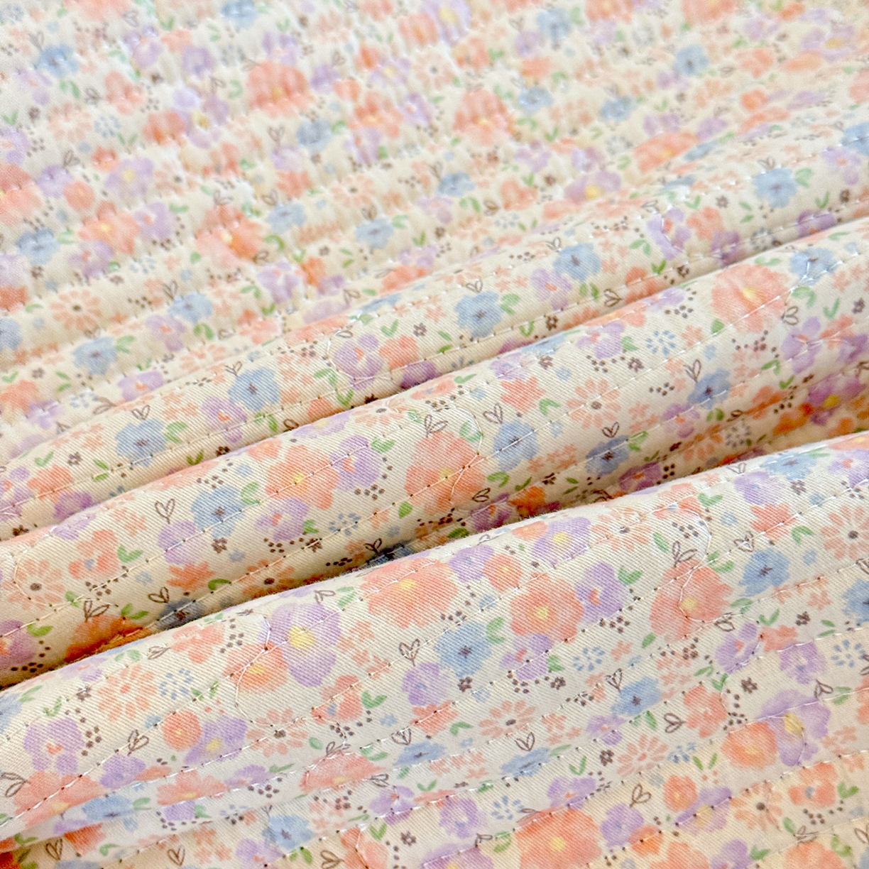 91家纺网 家纺一手货源 找家纺 恒尚居 2026新款纯棉牛奶绒双拼床垫双面两用床褥垫夹棉床盖床褥垫-冬款四季通用-系列二 初梦【A纯棉-B牛奶绒】