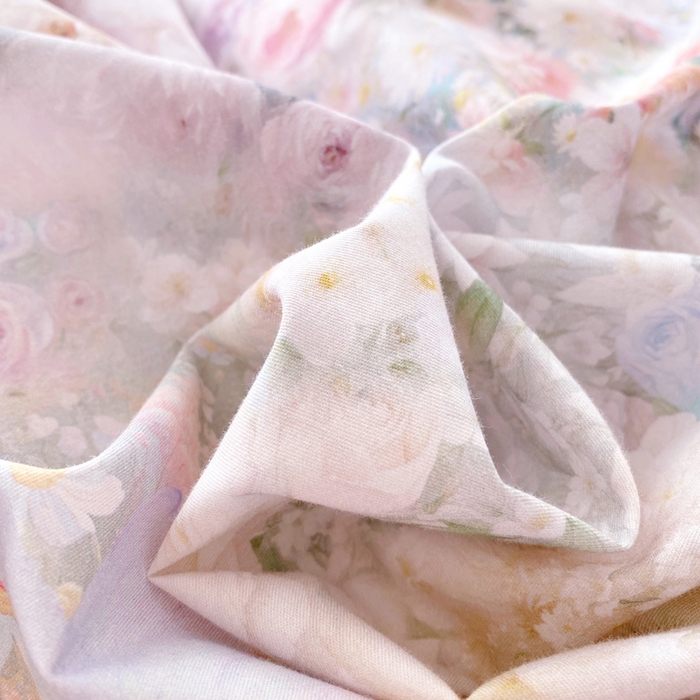 91家纺网 家纺一手货源 找家纺 星期三家纺 2026款1月新款铂金全棉13372四件套 浮光纯色-粉