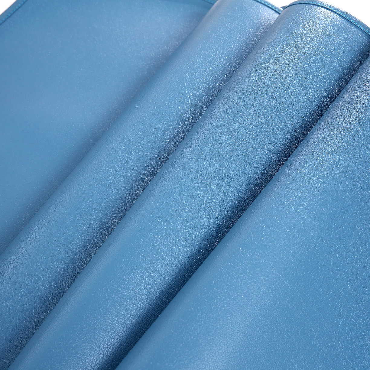 91家纺网 家纺一手货源 找家纺 栩裕纺织 2026新款仿牛皮凉席软席 天蓝色