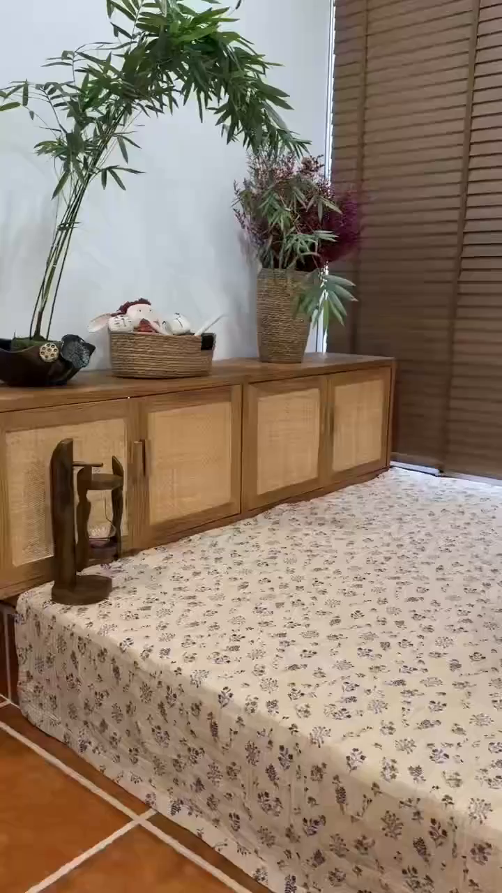 91家纺网 家纺一手货源 找家纺 床盖工厂店 2026新款全棉双层纱棉花单件炕盖 小满-咖