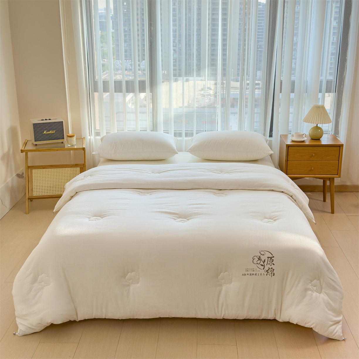 91家纺网 家纺一手货源 找家纺 好尚居 2025新款柔肤新疆混合棉花被 原绵