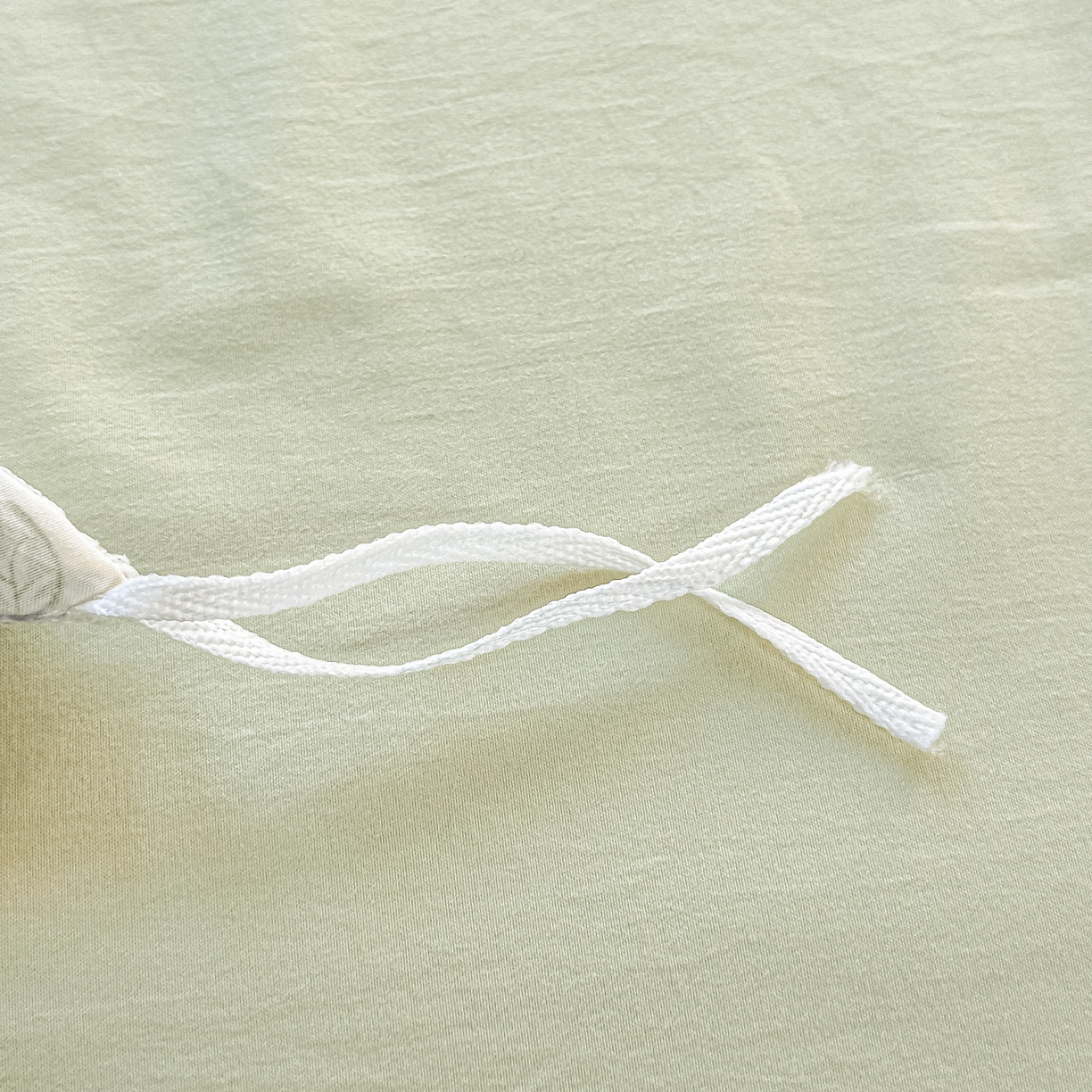 91家纺网 家纺一手货源 找家纺 斯卡诺家纺 2026新款春夏古法水洗仿棉云感纱四件套小布袋五件套 觅时光