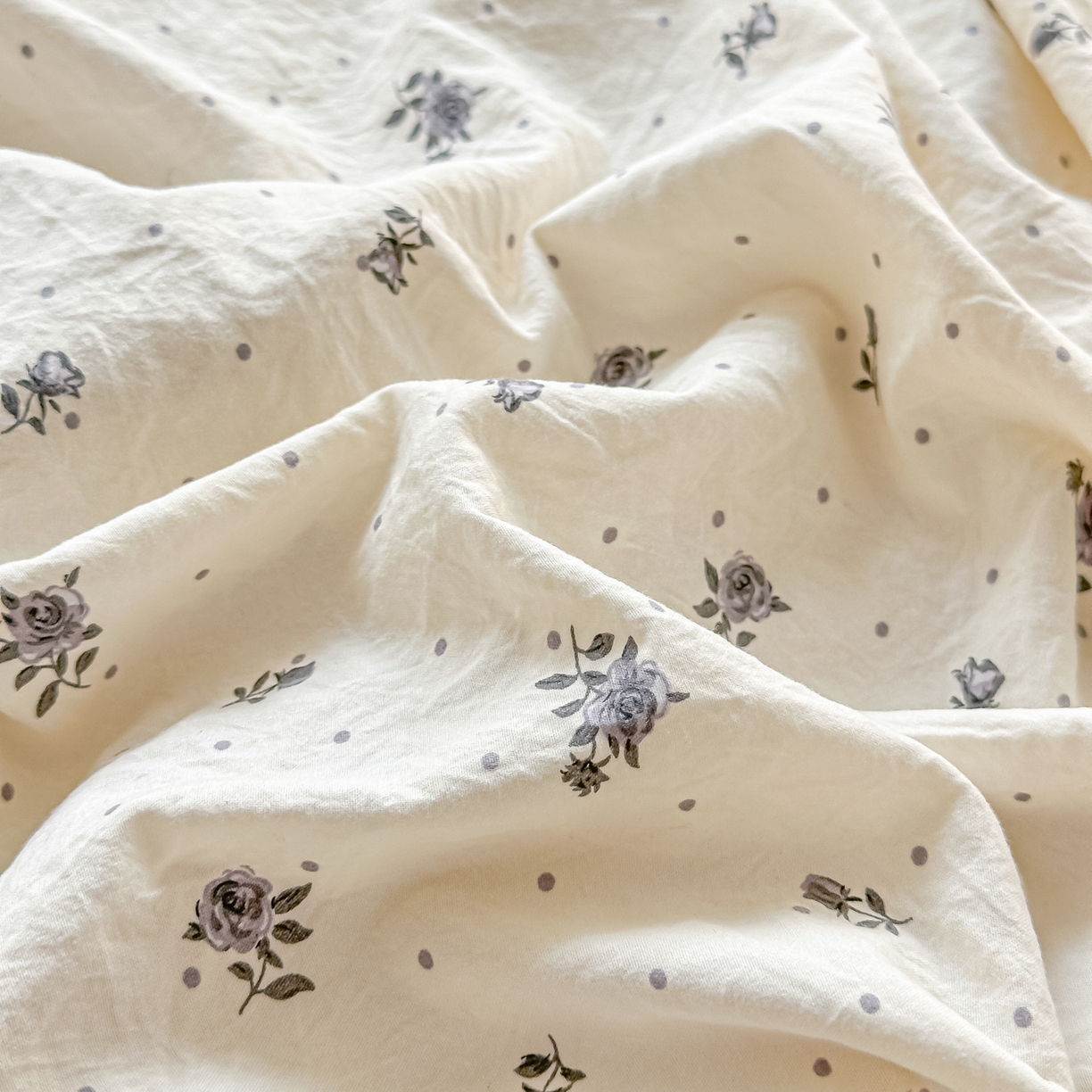 91家纺网 家纺一手货源 找家纺 斯卡诺家纺 2026新款春夏古法水洗仿棉云感纱四件套小布袋五件套 慕兮