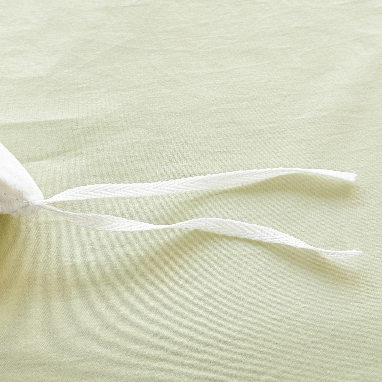 91家纺网 家纺一手货源 找家纺 利禾家纺 2026新款春夏古法水洗仿棉云感纱四件套小布袋五件套 熊布布