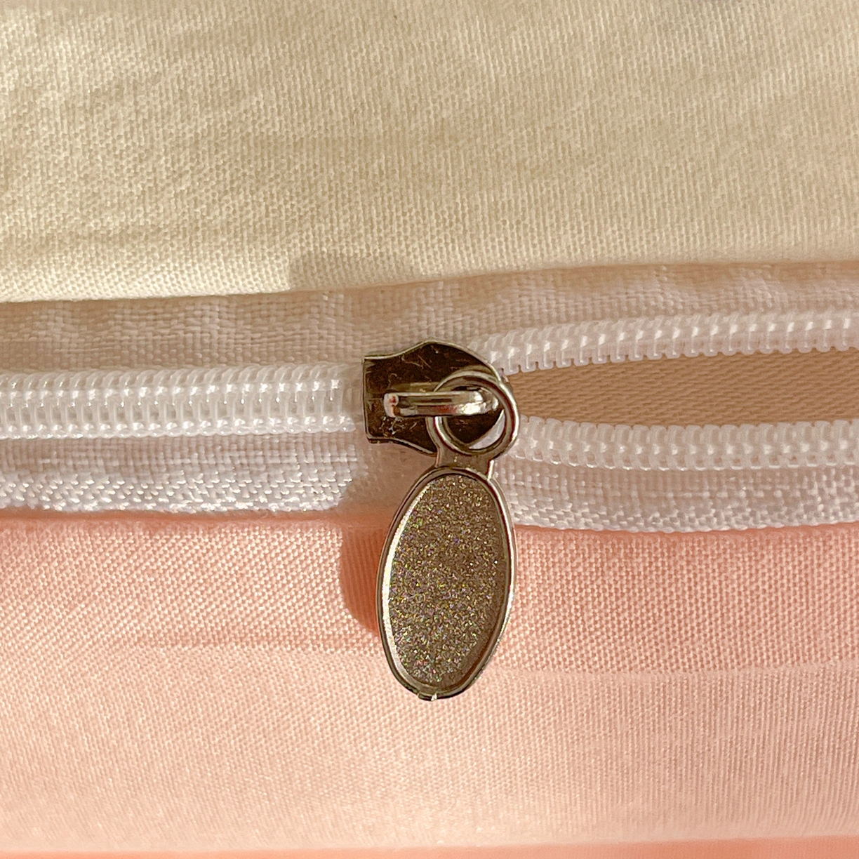 91家纺网 家纺一手货源 找家纺 赫然 2026新款水洗双层纱单品被套 波点粉