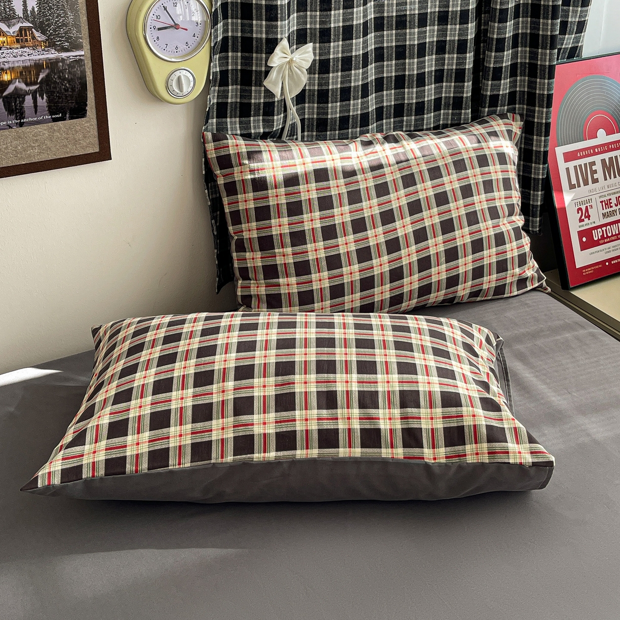 91家纺网 家纺一手货源 找家纺 （总）赫然 2026新款A类针织水洗双层纱单枕套