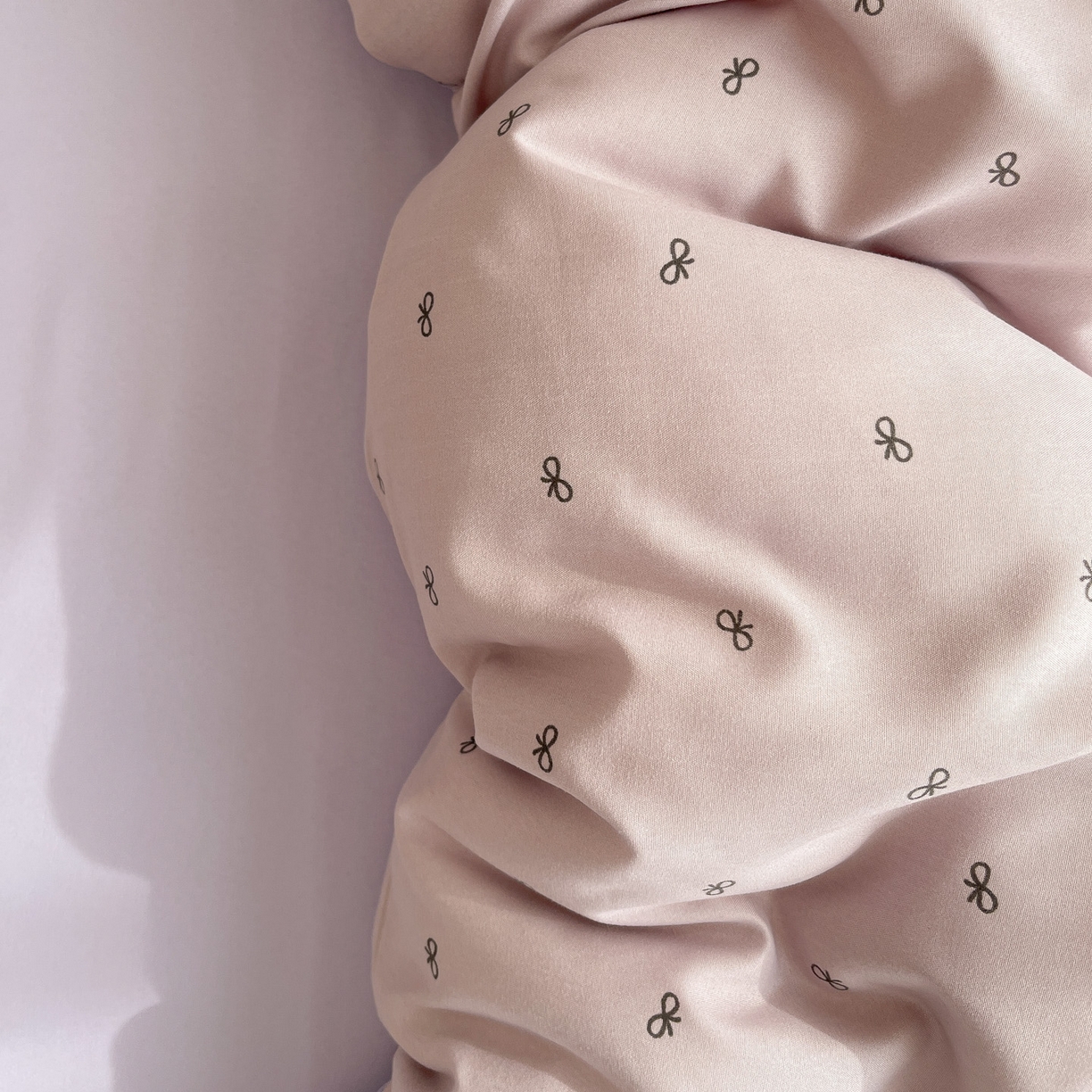 91家纺网 家纺一手货源 找家纺 赫然 2026新款A类针织水洗双层纱单枕套 芋泥紫