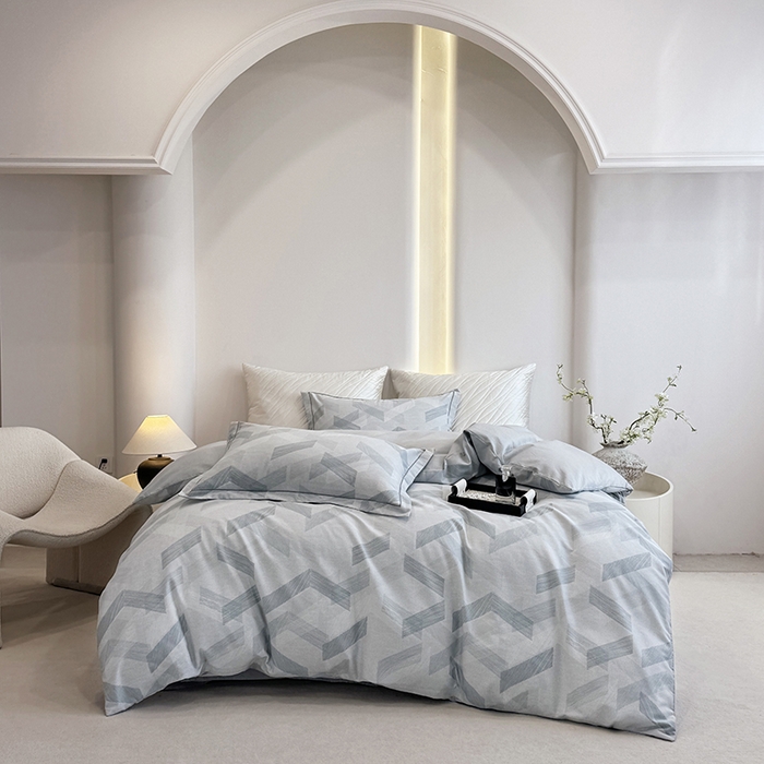 91家纺网 家纺一手货源 找家纺 遇安家纺 2026新款全棉活性印花四件套 格调人生