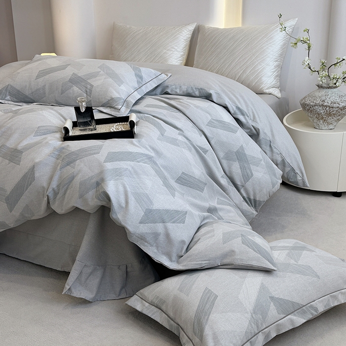 91家纺网 家纺一手货源 找家纺 遇安家纺 2026新款全棉活性印花四件套 格调人生