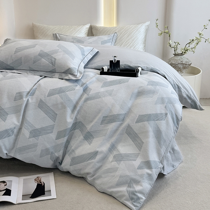 91家纺网 家纺一手货源 找家纺 遇安家纺 2026新款全棉活性印花四件套 格调人生