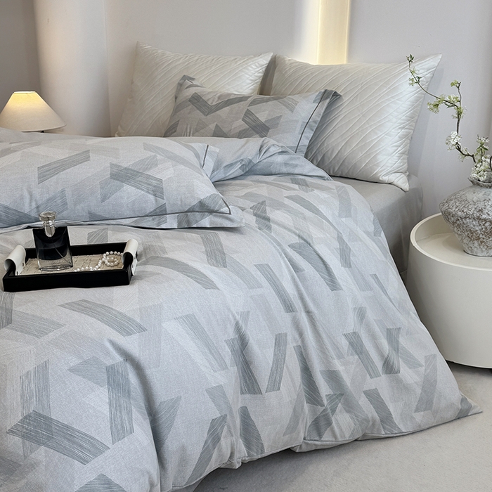 91家纺网 家纺一手货源 找家纺 遇安家纺 2026新款全棉活性印花四件套 格调人生