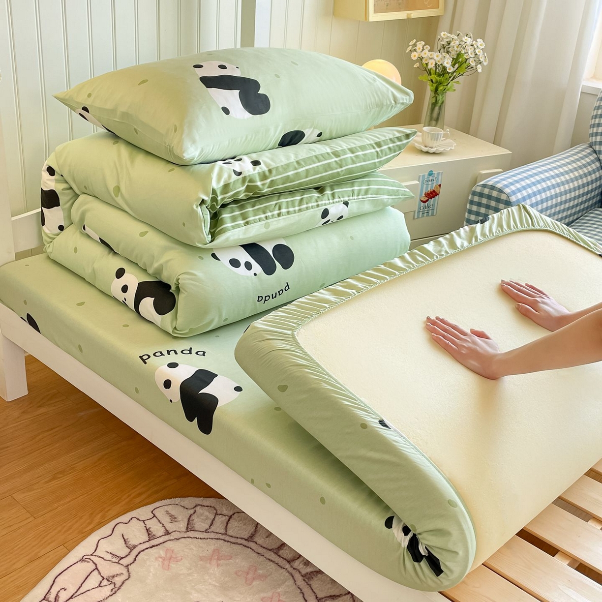 91家纺网 家纺一手货源 找家纺 （总）寻米 2026新款春夏13070印花三件套单品系列-三件套