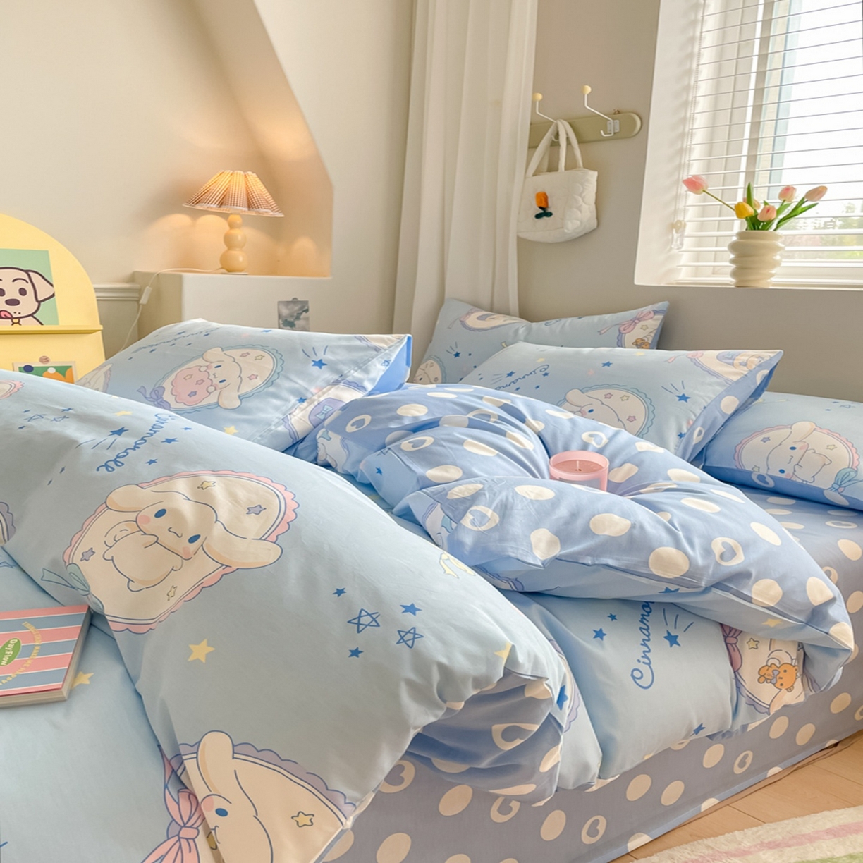 91家纺网 家纺一手货源 找家纺 （总）博雅 2026新款三丽鸥全棉纯棉小版印花四件套