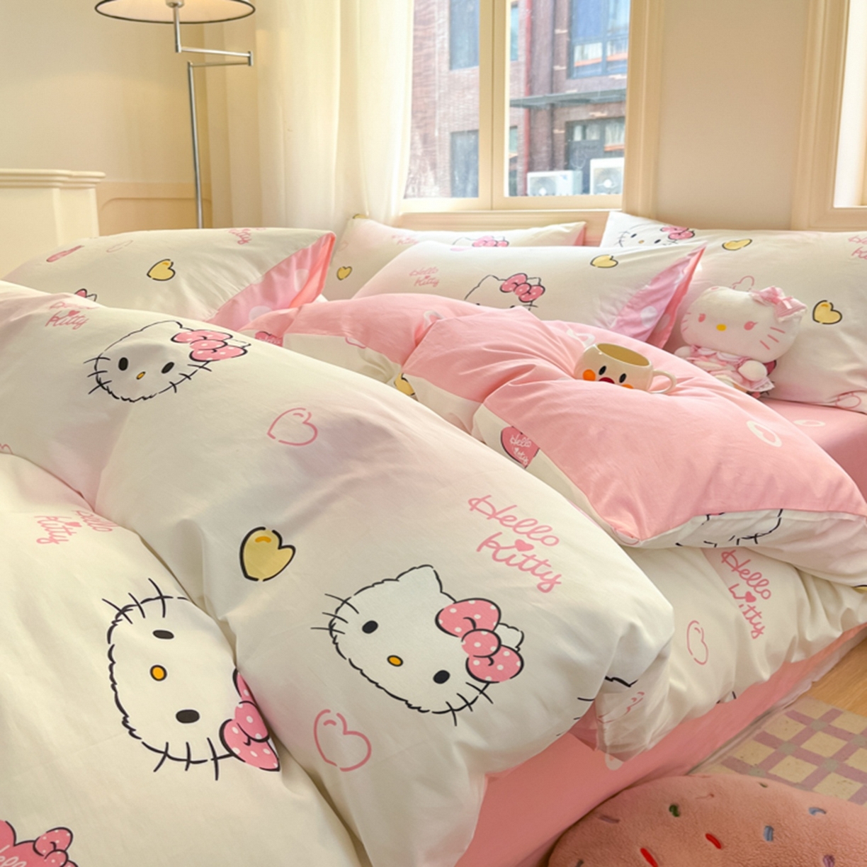 91家纺网 家纺一手货源 找家纺 （总）博雅 2026新款三丽鸥全棉纯棉小版印花四件套