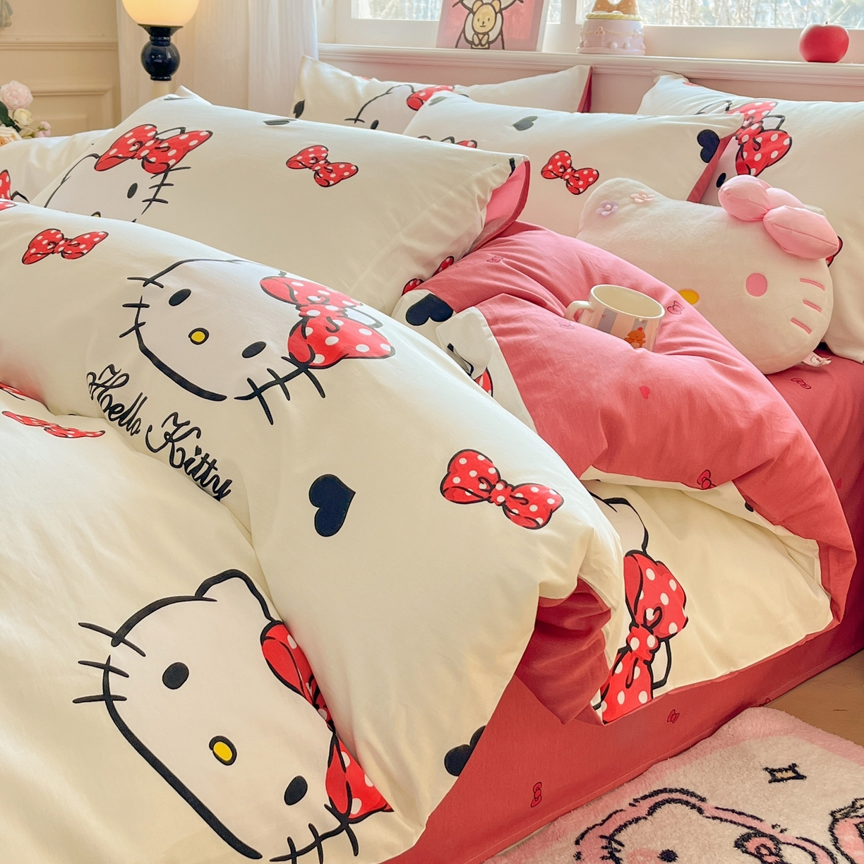 91家纺网 家纺一手货源 找家纺 （总）博雅 2026新款三丽鸥全棉纯棉小版印花四件套