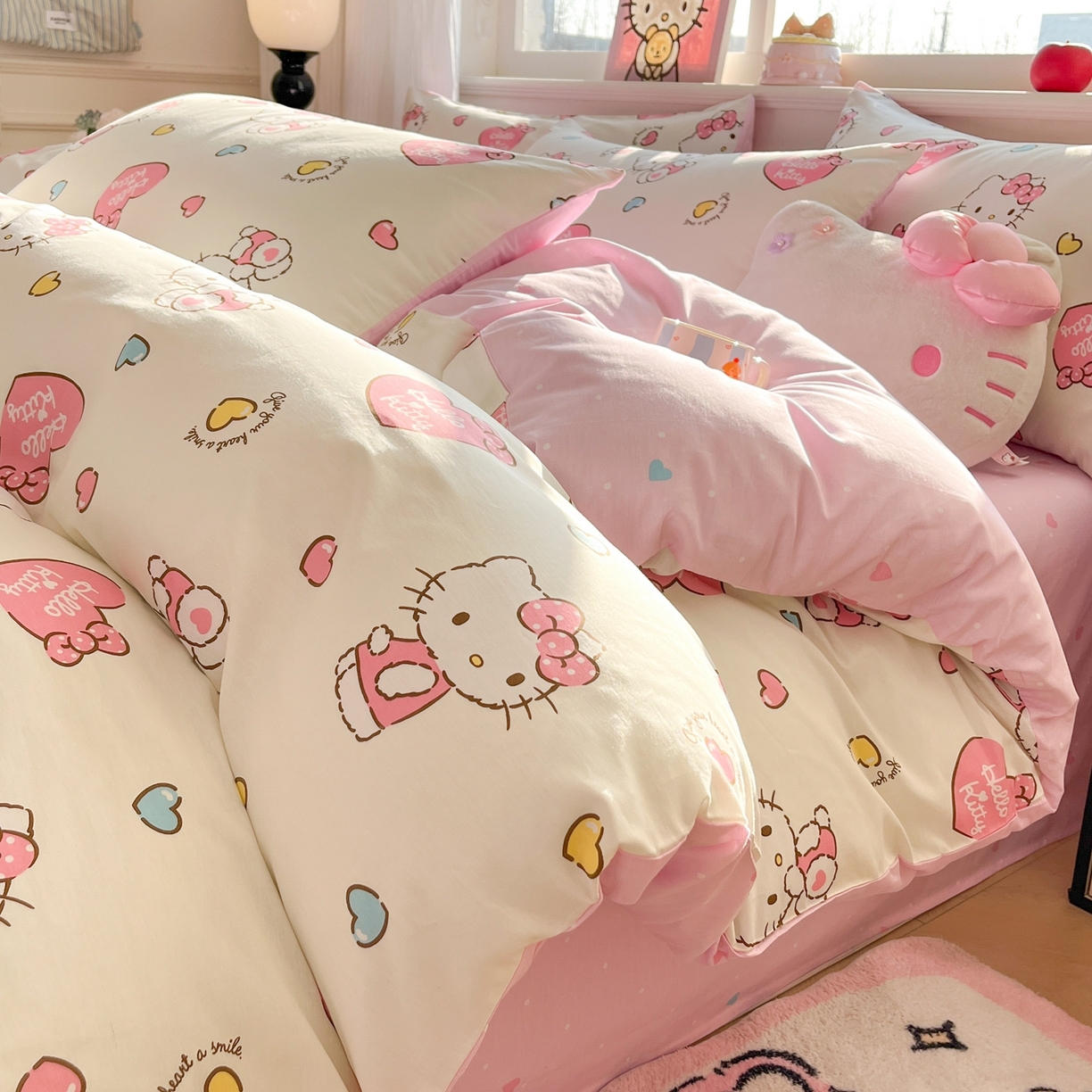 91家纺网 家纺一手货源 找家纺 （总）博雅 2026新款三丽鸥全棉纯棉小版印花四件套