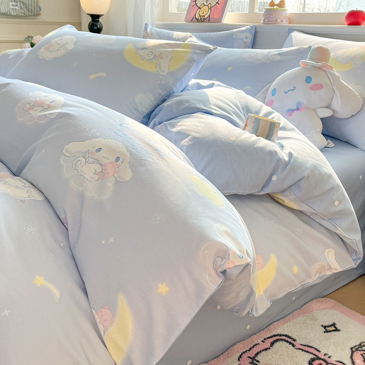 91家纺网 家纺一手货源 找家纺 （总）博雅 2026新款三丽鸥全棉纯棉小版印花四件套