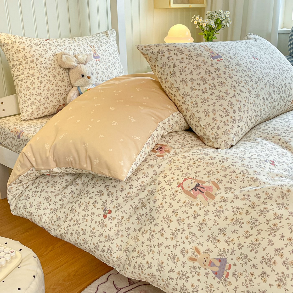 91家纺网 家纺一手货源 找家纺 （总）寻米 2026新款春夏13070印花三件套单品系列-单被套