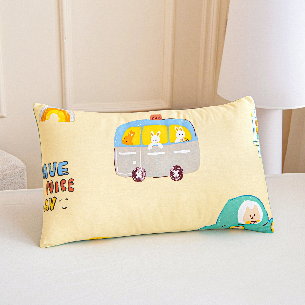 91家纺网 家纺一手货源 找家纺 乐秀家纺 2026新款全棉幼儿园被子三件套卡通纯棉被套被芯六件套 太空卫士