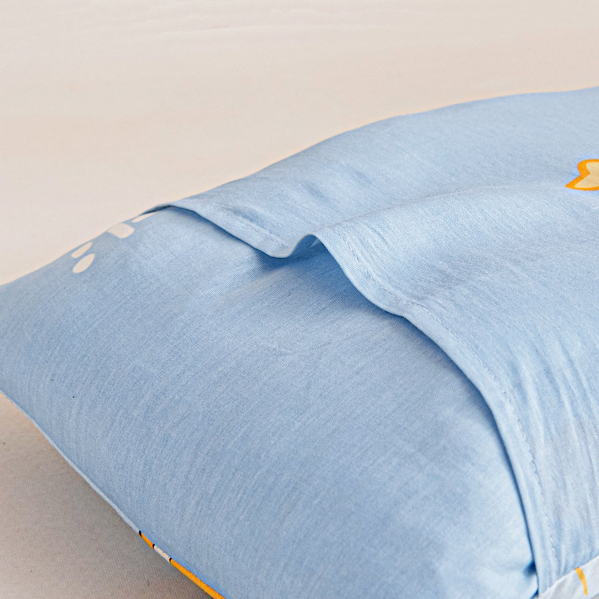 91家纺网 家纺一手货源 找家纺 乐秀家纺 2026新款全棉幼儿园被子三件套卡通纯棉被套被芯六件套 晚安宝贝