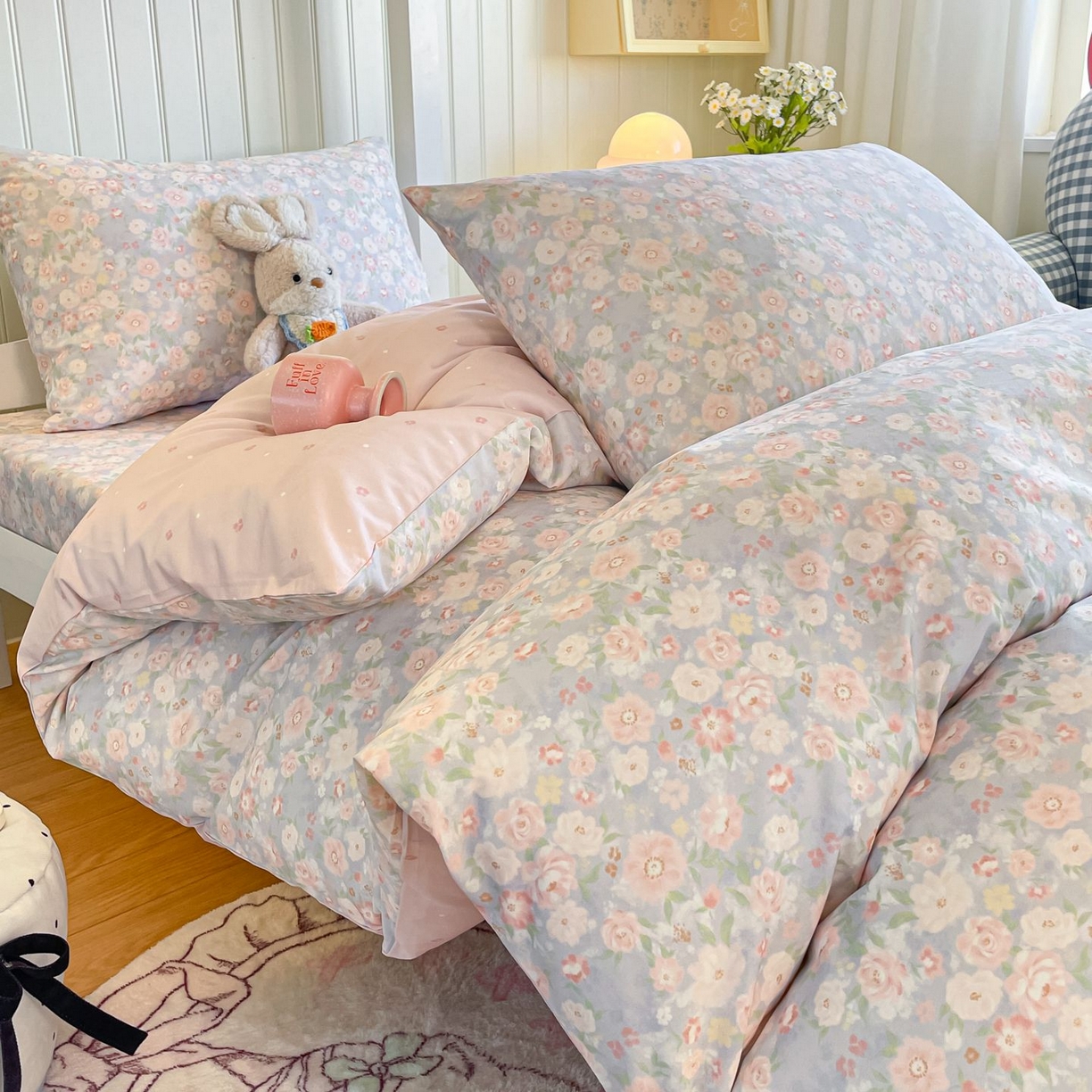 91家纺网 家纺一手货源 找家纺 （总）寻米 2026新款春夏13070印花三件套单品系列-单被套