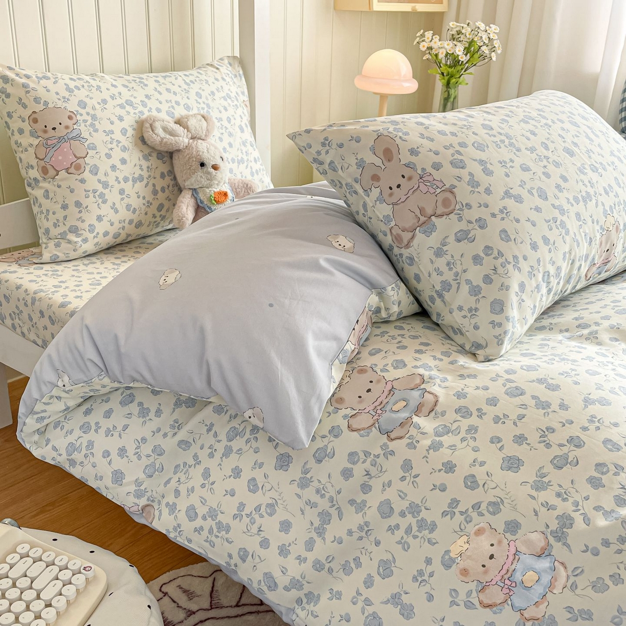 91家纺网 家纺一手货源 找家纺 （总）寻米 2026新款春夏13070印花三件套单品系列-单被套