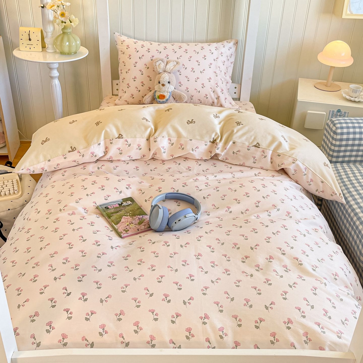 91家纺网 家纺一手货源 找家纺 寻米 2026新款春夏13070印花三件套单品系列-单被套 花漾