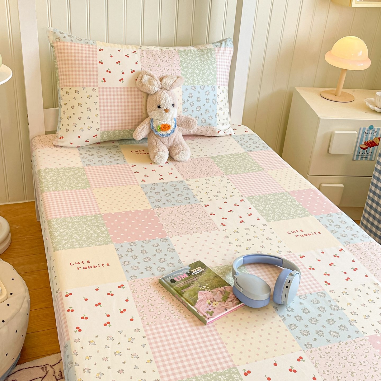 91家纺网 家纺一手货源 找家纺 寻米 2026新款春夏13070印花三件套单品系列-单被套 美式田园