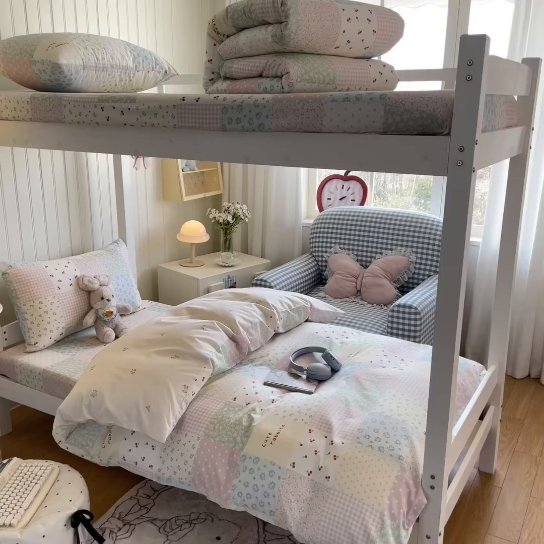 91家纺网 家纺一手货源 找家纺 寻米 2026新款春夏13070印花三件套单品系列-单被套 美式田园