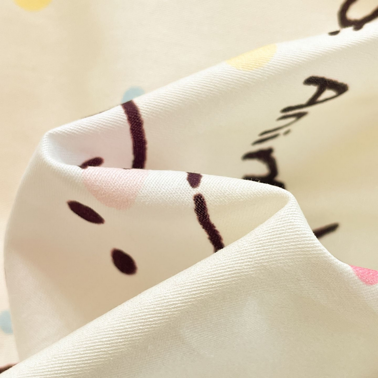 91家纺网 家纺一手货源 找家纺 寻米 2026新款春夏13070印花三件套单品系列-单被套 甜豆星球