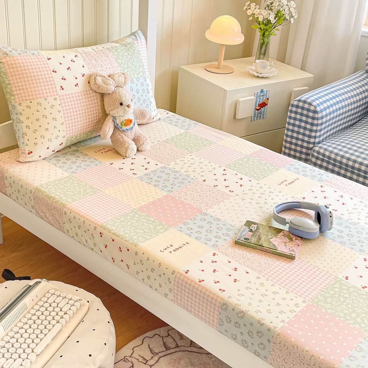 91家纺网 家纺一手货源 找家纺 寻米 2026新款春夏13070印花三件套单品系列-三件套 美式田园