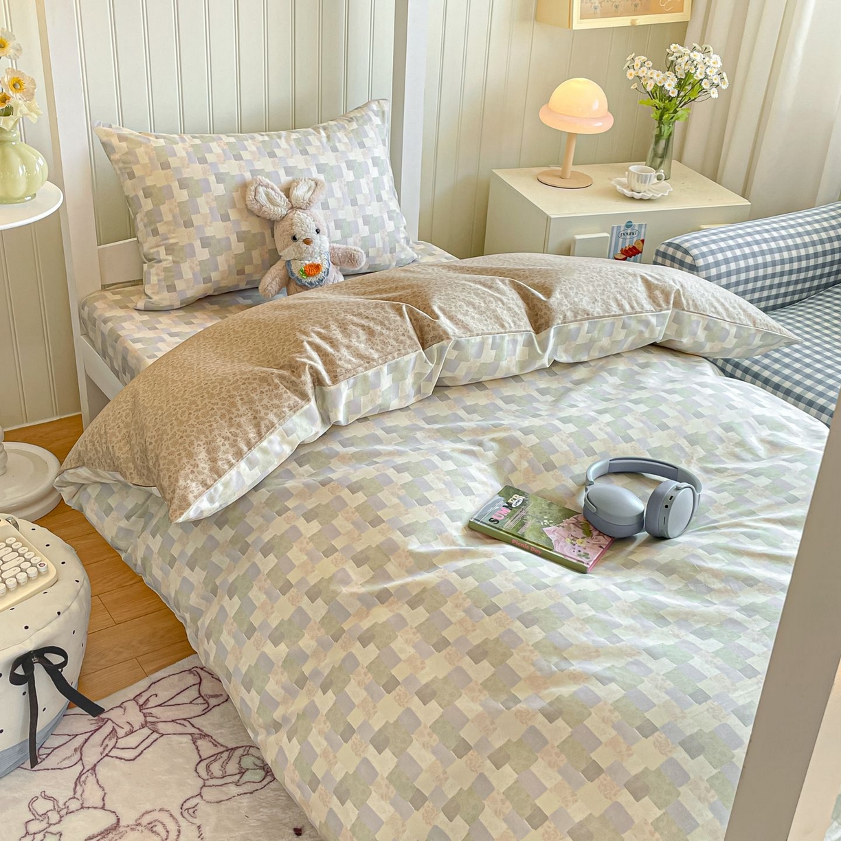 91家纺网 家纺一手货源 找家纺 寻米 2026新款春夏13070印花三件套单品系列-三件套 唐顿庄园