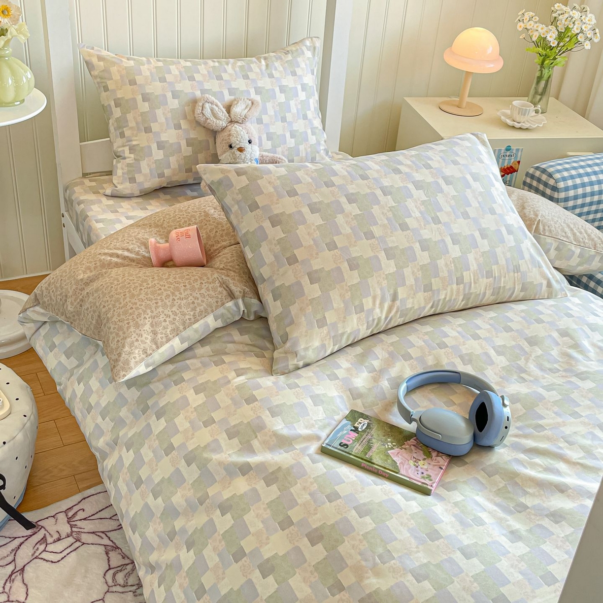 91家纺网 家纺一手货源 找家纺 寻米 2026新款春夏13070印花三件套单品系列-三件套 唐顿庄园