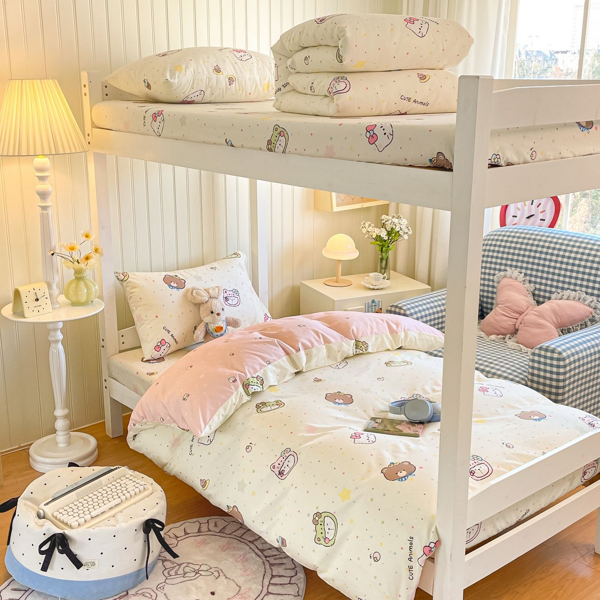 寻米 2026新款春夏13070印花三件套单品系列-三件套 甜豆星球