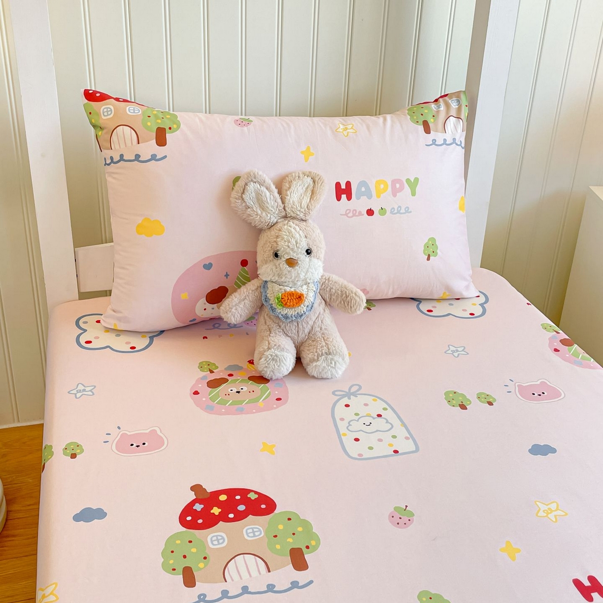 91家纺网 家纺一手货源 找家纺 （总）寻米 2026新款春夏13070印花三件套单品系列-单枕套