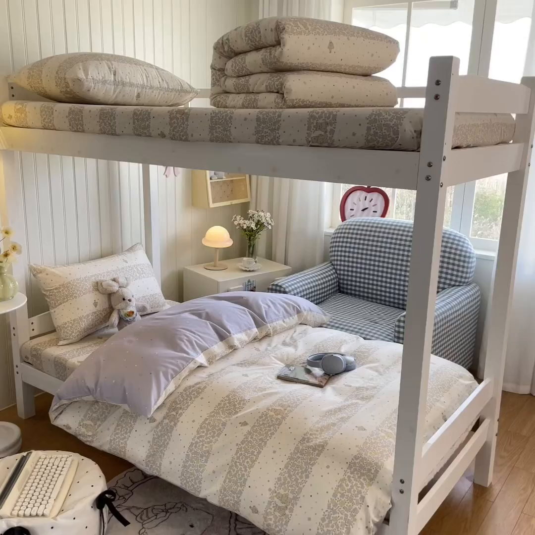 91家纺网 家纺一手货源 找家纺 寻米 2026新款春夏13070印花三件套单品系列-三件套 小熊温蒂