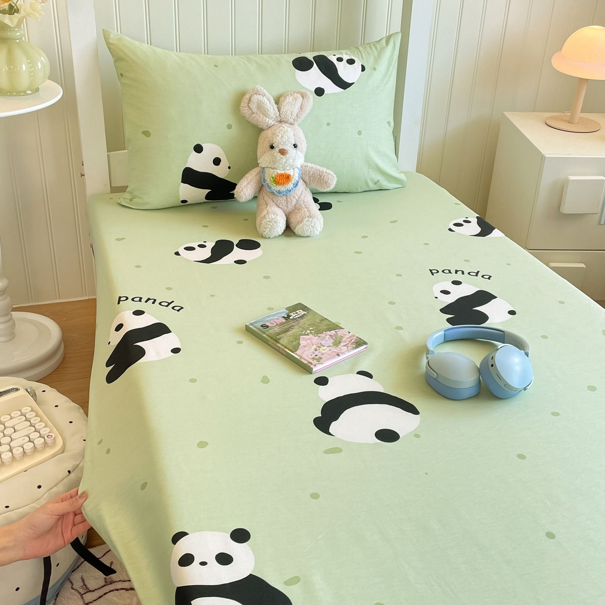 91家纺网 家纺一手货源 找家纺 （总）寻米 2026新款春夏13070印花三件套单品系列-单床笠