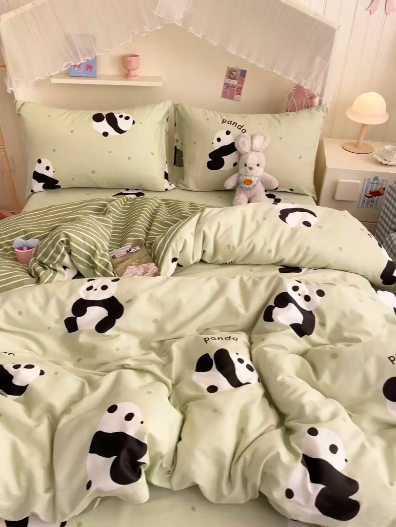 91家纺网 家纺一手货源 找家纺 （总）寻米 2026新款春夏全棉13070印花四件套单品系列-单床笠