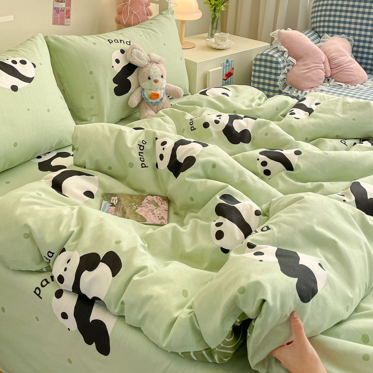 91家纺网 家纺一手货源 找家纺 （总）寻米 2026新款春夏全棉13070印花四件套单品系列-单床笠